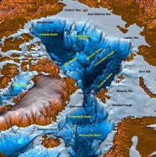 Nordpolarmeer Ozeangrund