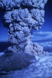volcanic eruptions - St Helen 1980