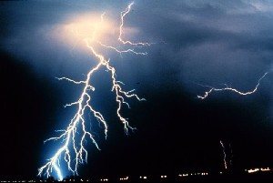 thunder and lightning