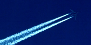 contrails from aviation