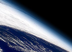 The atmosphere from space