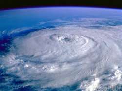 Auge des Sturms - Hurricane Elena