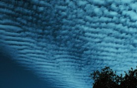 Altocumulus-Wolken