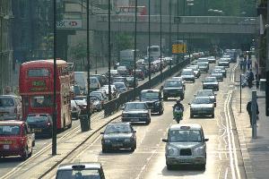 air pollutants from urban traffic