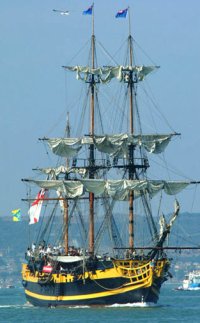 Sailing ship: The Grand Turk