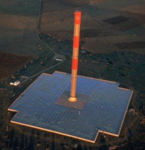 Solar tower at Manzanares