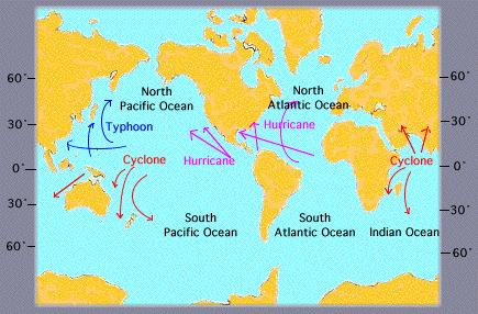 names of cyclones