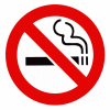 no smoking from cigarettes