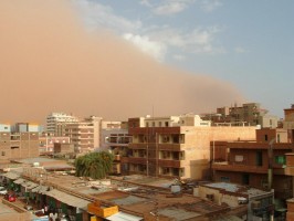 Sandsturm über Khartoum